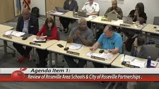 August 20, 2024 Joint City of Roseville District 623 Board Meeting