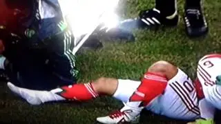 LUIS MONTES FRACTURA LESIÓN FUERA DEL MUNDIAL - AMISTOSO - MÉXICO 1-0 ECUADOR 31-05-14