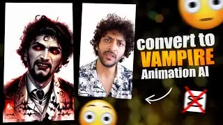 Ai Vampire 🧛‍♀️ Trend! | Video animation tutorial