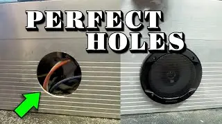 How to Cut Speaker Holes in Metal