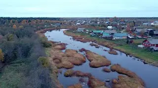 Бекетовская, река Вожега. Осень 2021
