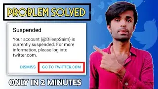 twitter account suspended recovery in hindi | how to recover suspended twitter account 2023