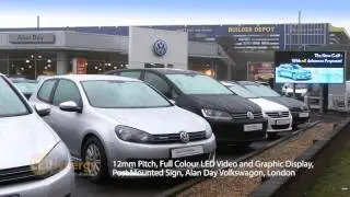 Full Colour Video Board at VW dealership