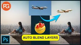 How To Auto Blend Layers in Photoshop || Photoshop Tutorial