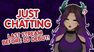 One day till my 3D Debut!!【Just Chatting】#shorts