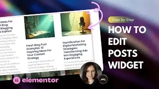 [Elementor Pro Tutorial] How to Edit Posts Widget