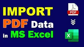 PDF Data Excel Me Kaise Import & Edit Kare | Import & Edit PDF Data In Excel Sheet #telllingtube