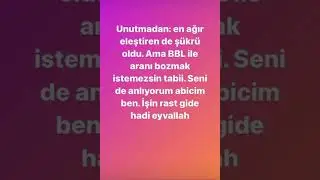 Jahrein’in Elanur’a yaptığı eleştiri