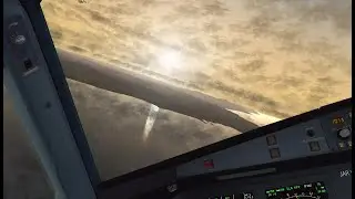 Заход и посадка в Южно-Сахалинске — X-Plane 10