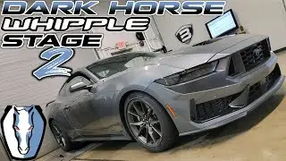 2024 Mustang DARK HORSE (WHIPPLE SUPERCHARGER STAGE 2 DYNO) Auto on 93 then added Kooks Headers