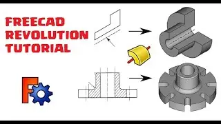 FreeCad Revolution Tutorial