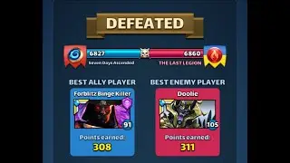 ⚔⚔ 7DA vs The Last Legion ⚔⚔ Equlizer War!! 💀💀