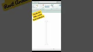 #Revit Archi|#Revolve |Column creation|#yaas|#shorts