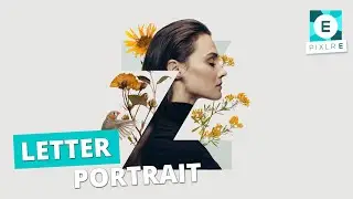 Create A Letter Portrait Effect with Pixlr E