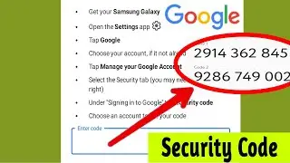 How to Get Google Account Securtiy Code (2024 Update) | Security Verification Code | Gmail Recovery