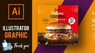 Create Food Poster Design Illustrator Tutorial​-Adobe Tutorial