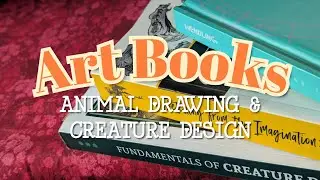 6 ART BOOKS I use for self studying and inspiration! Animals and Creature Design Edition