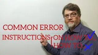 English Tutor Nick P Lesson (338) Instructions on How to Do Not Instructions How to Do