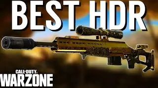 The BEST SNIPER IN WARZONE! HDR CLASS SETUP! (Modern Warfare Warzone)
