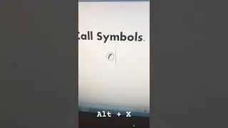 How to to Call Symbol in Ms Word Tracks || #computeracedmey