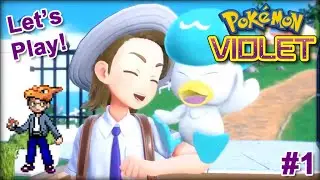 Let's Play Pokémon Violet! - 1: "Our Paldean Adventure Begins!"