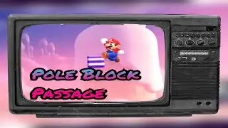 Super Mario Bros Wonder Pole Block Passage