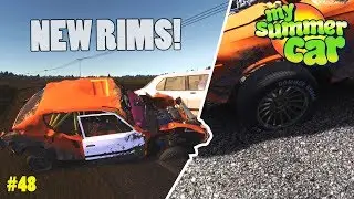 New Wheels! - Flat Tire | My Summer Car Beta
