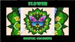 FLOWER Digital Coloring