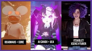DEADMAU5 Metaverse and two EPIC Unreal Engine VTubers