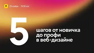5 шагов от новичка до профи в веб-дизайне