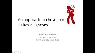 Clinical approach to chest pain - comparing eleven key diagnoses