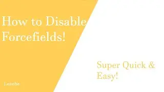 How To Disable Forcefields in Roblox Studio (SUPER EASY!)