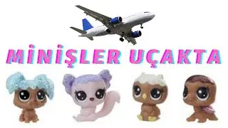 Minişler uçak gezisinde - Minişler uçakta 1