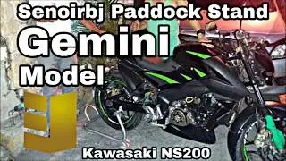 Gemini Model | Senoirbj Paddock Stand | Kawasaki NS200