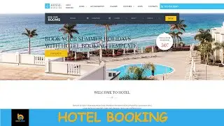Responsive Hotel Booking Complete Website Design Using HTML, CSS & JavaScript