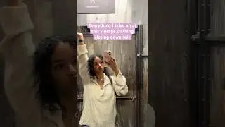 Vintage clothes try on 🛍️