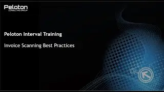 Peloton Interval Training - Invoice Scanning Best Practices