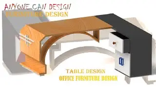 solidworks tutorial | furniture design in solidworks | office table design in solidworks | Furniture