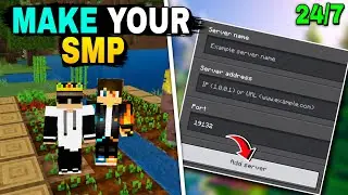 How To Make Server In Minecraft Pe 1.21 \\ How To Create SMP In Minecraft Pe \\ Mcpe Gamer