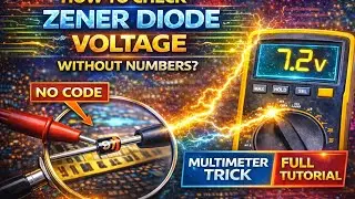 ZENER DIODE  explained electronic components| ZENER DIODE VOLT EXPERIMENT | zener volts testing
