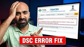 Traces DSC error - Error in establishing connection with TRACES Websocket Esigner