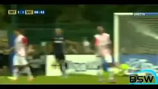 Fredy Guarín Goal VS  Vicenza  Inter Vicenza (1-1)