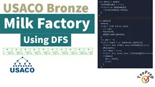 Milk Factory: USACO Bronze 2019 March with DFS(in C++) TxePrep