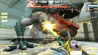 Counter-Strike Nexon: Zombies - Gluttony Zombie boss Fight online gameplay on Conspiracy map