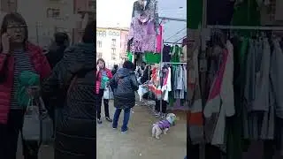 Mercado de los sábados en Vic en la plaza Mayor