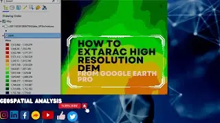 How to extract high resolution Elevation | dem data from google earth pro