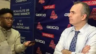 PL Conf Quarters: Bucknell 64, AU 59 - Mike Brennan Postgame