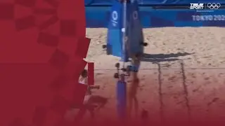 Россия — Латвия. Пляжный волейбол (жен). 1/8 финала. Олимпиада-2020. Обзор матча
