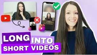 How to Edit YouTube Videos into Tik Toks & Instagram Reels with Captions & Full Portrait Effect!