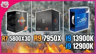 i9-13900K vs i9-12900K vs R9 7950X vs R7 5800X3D | Real Gaming Benchmark | 1080p & 1440p